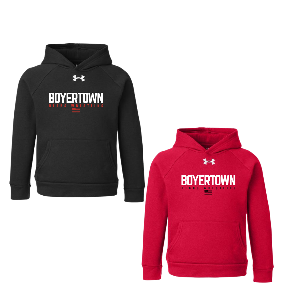 Boyertown Wrestling Youth Under Armor Hoodie Freedom