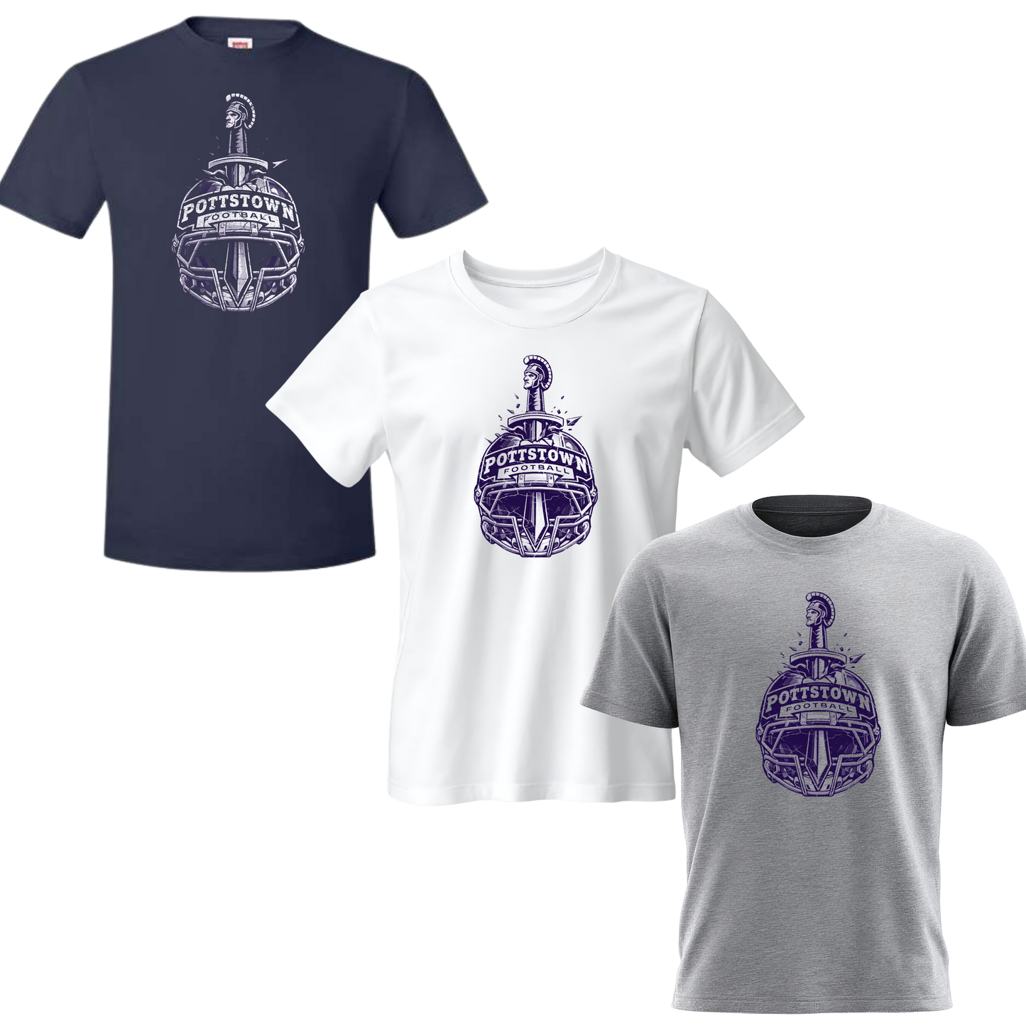 Pottstown Trojans Football Unisex Tee - No Mercy