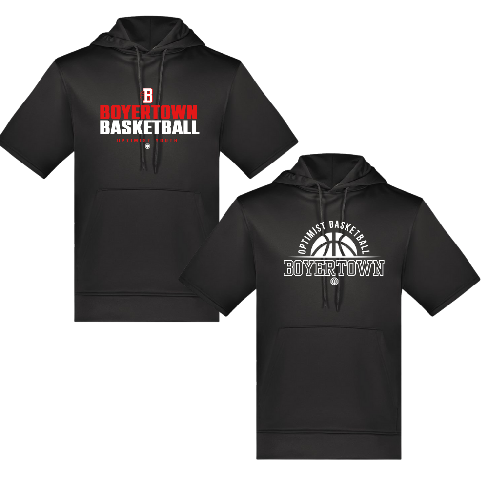 Boyertown Basketball Short Sleeve Tee W/Hood