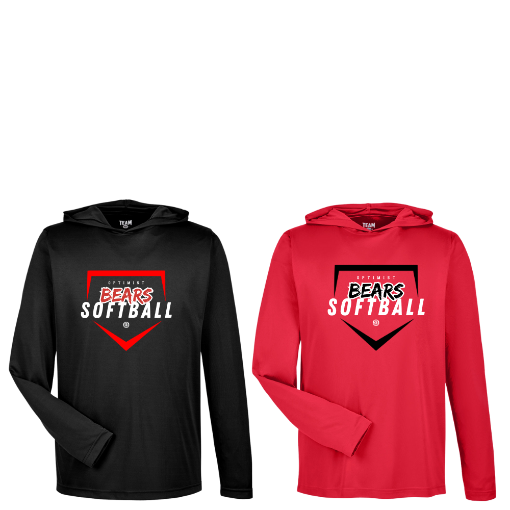 Boyertown Optimist LS Performance Tee With Hood Zone