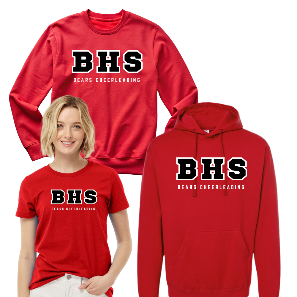 Bears Cheer Full Out Design Multiple Colors