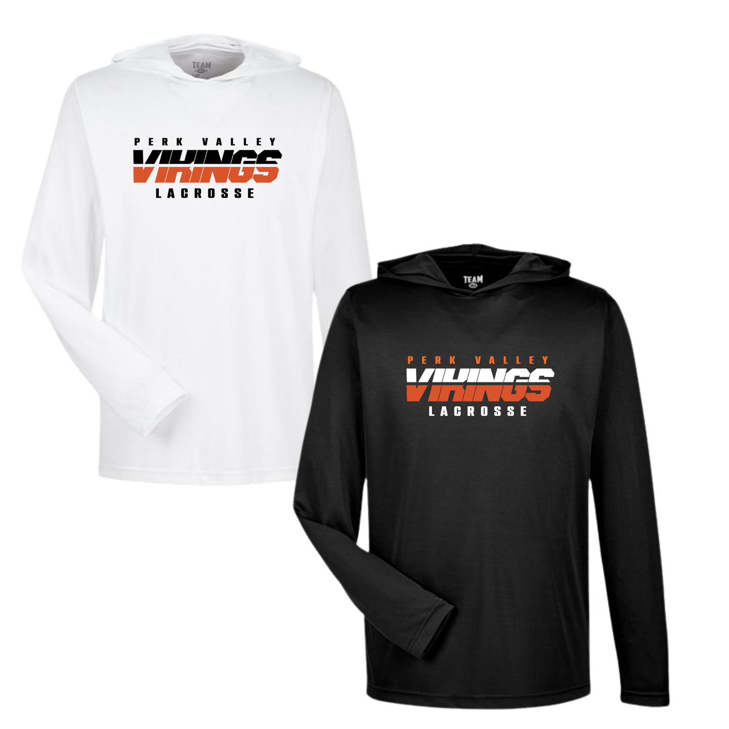 PV LAX Long Sleeve Performance Tee With Hood Crease