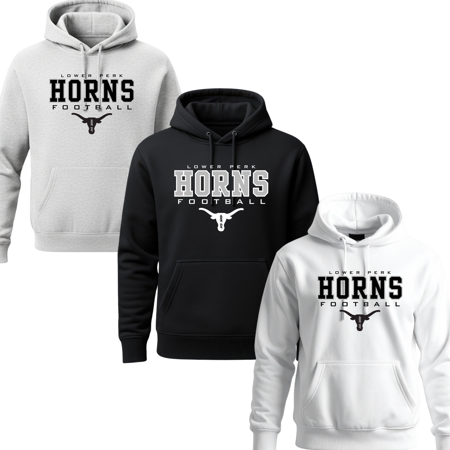 Longhorns Unisex Hoodie - Horns Football