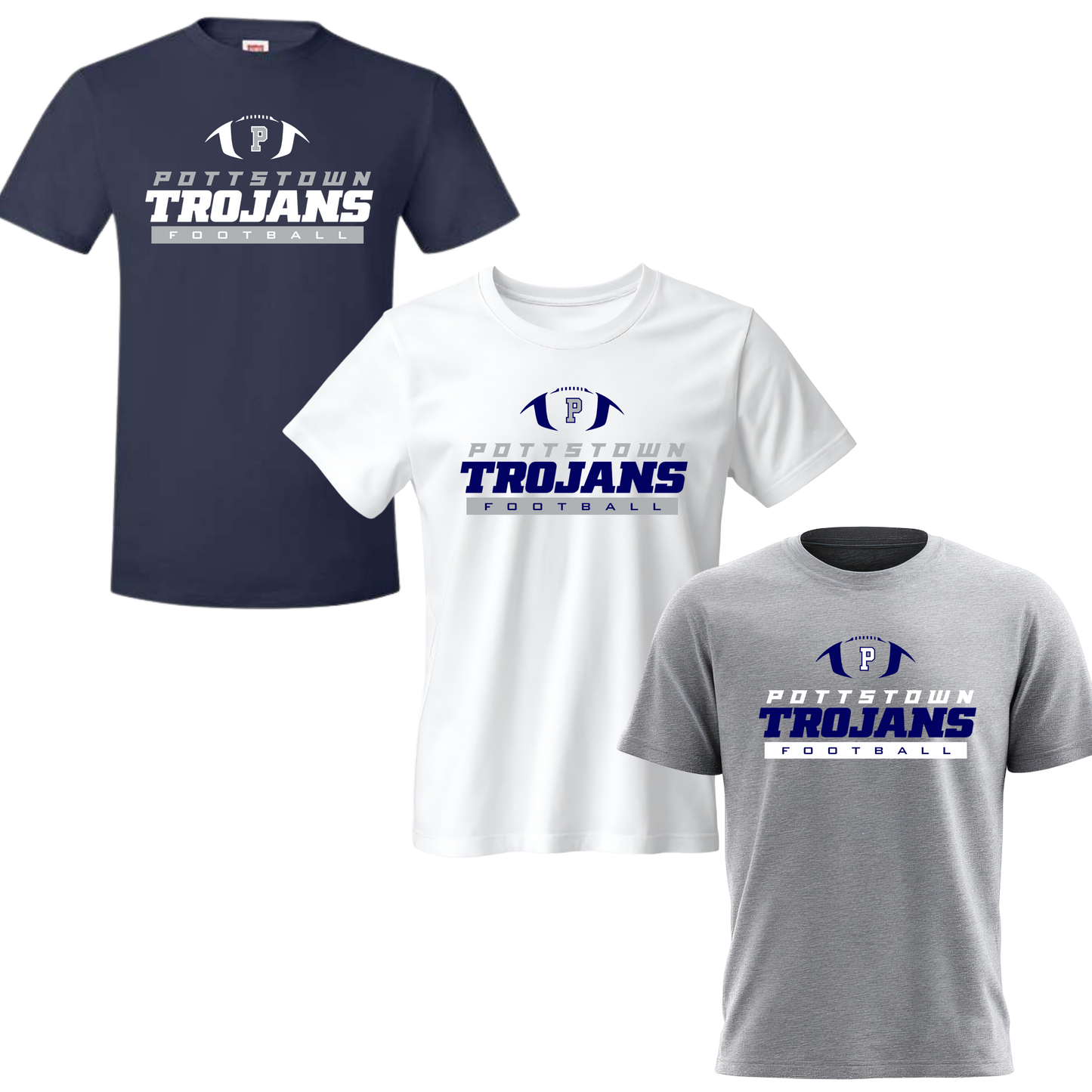 Pottstown Trojans Football Unisex Tee - Campus