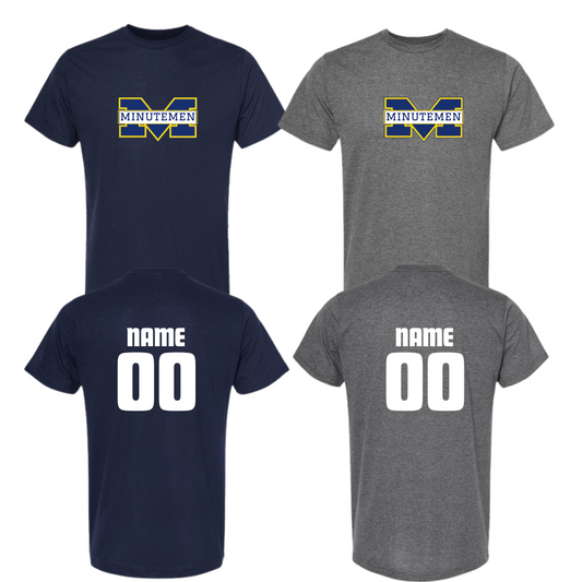 Minutemen Custom Name & Number Tee Official