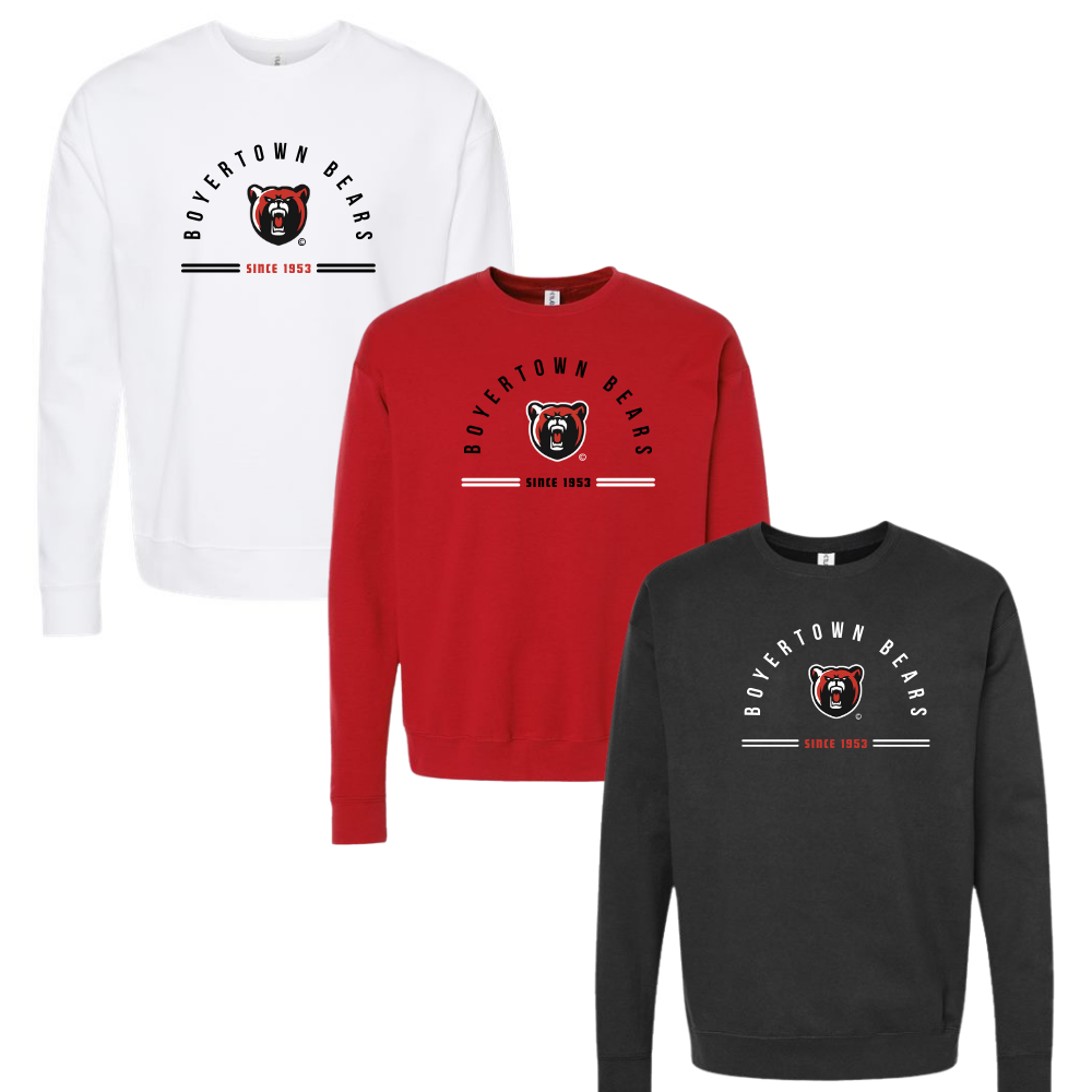 NHUF Crewneck Sweatshirt Bears Arch