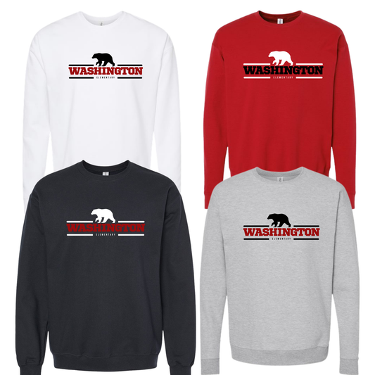 Washington Elementary Crewneck Unisex Big Bear