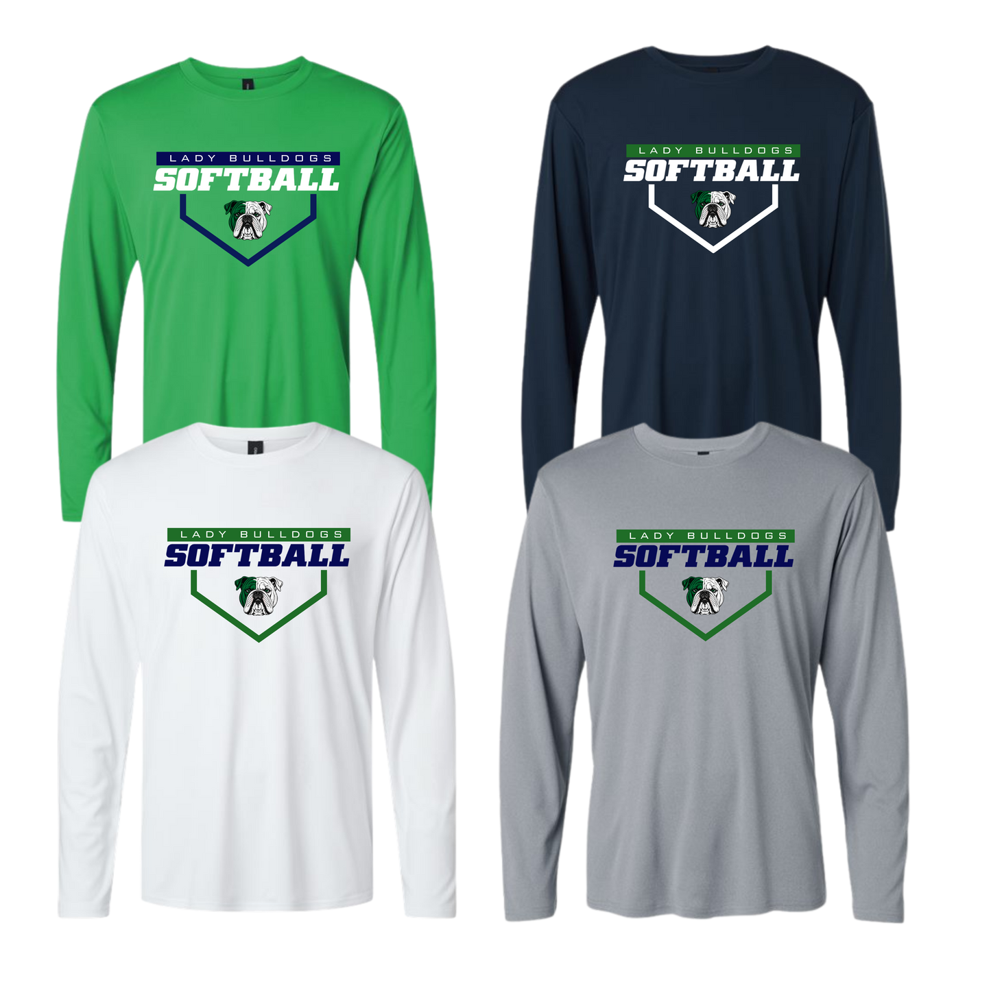 Lady Bulldogs Unisex Long Sleeve Performance Tee - Ultra