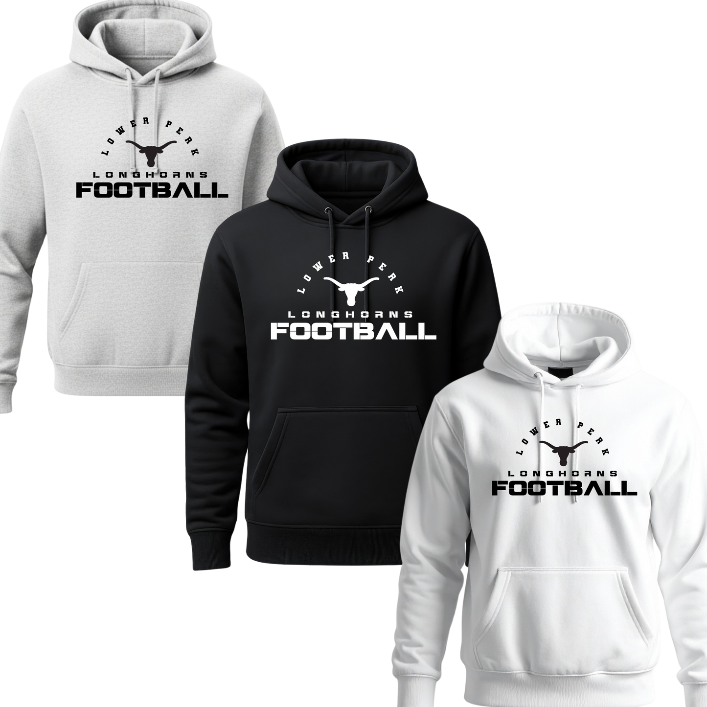 Longhorns Unisex Hoodie - Program Football