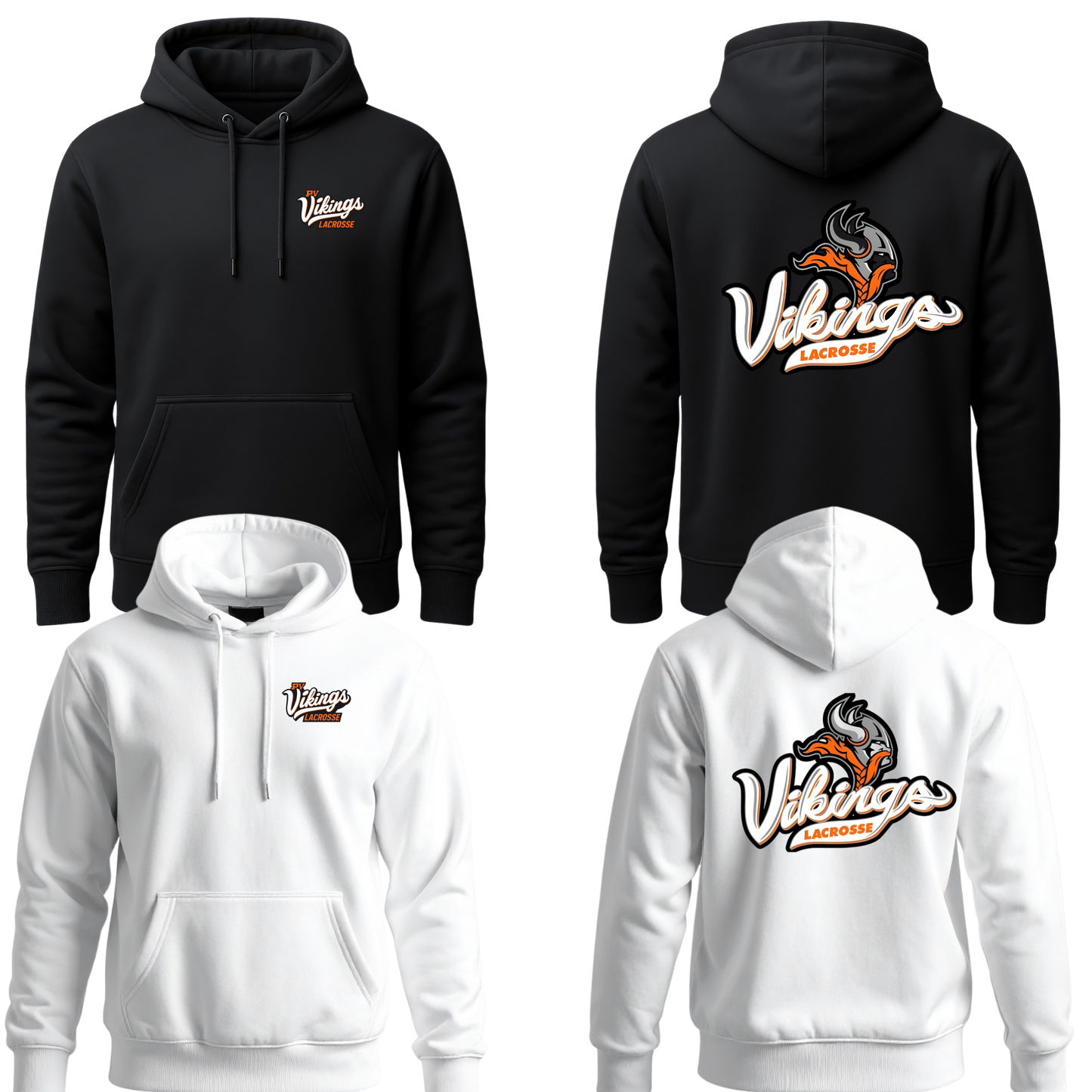 PV LAX Hoodie Chest & Back Print