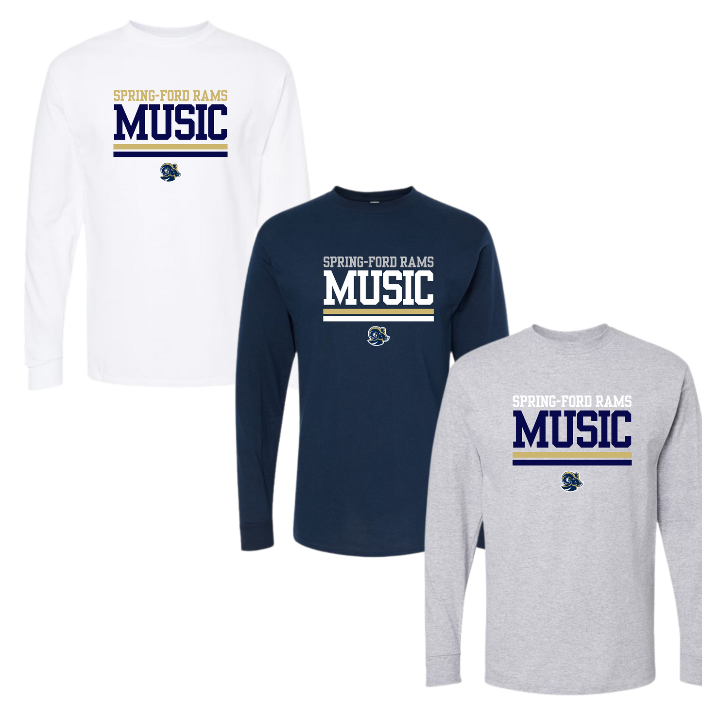 SF Music Unisex LS Tee - Campus