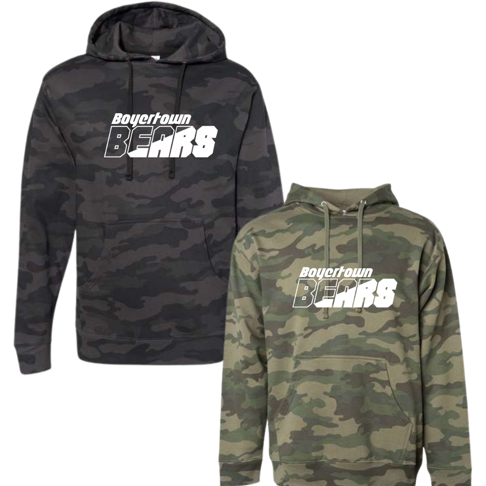 BES Unisex Camo Hoodies