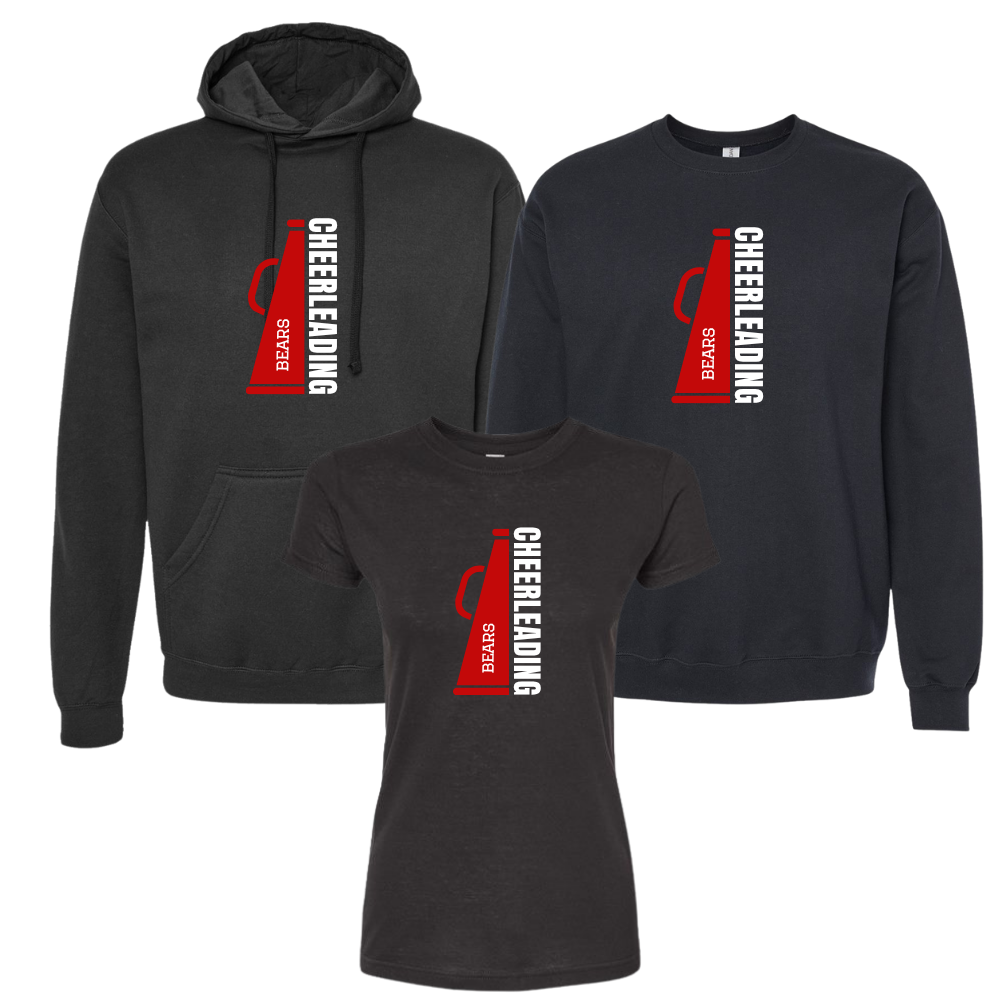 Bears Cheer Squad Design Multiple Colors