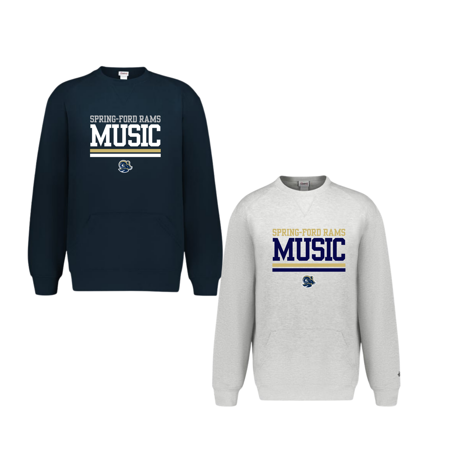 SF Music Atlhletic Crew With Front Pockets - Campus