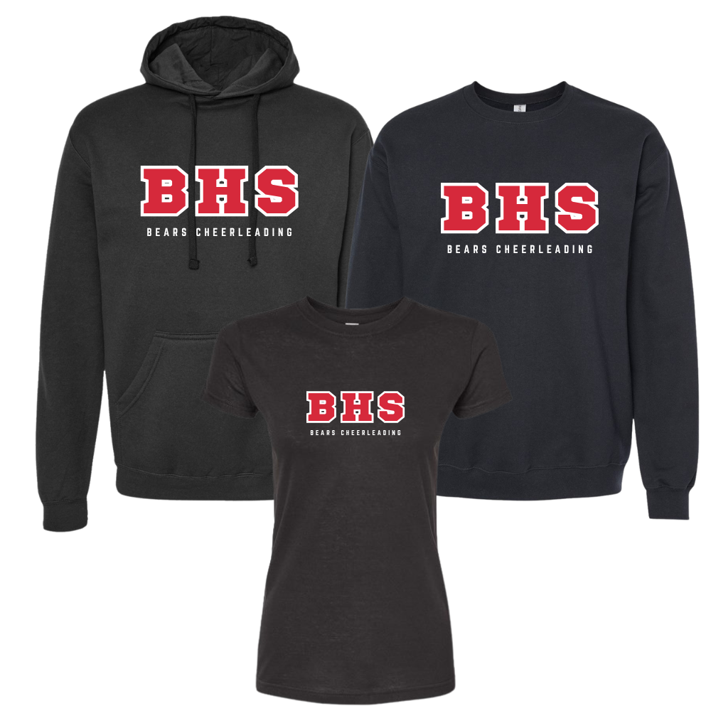 Bears Cheer Full Out Design Multiple Colors
