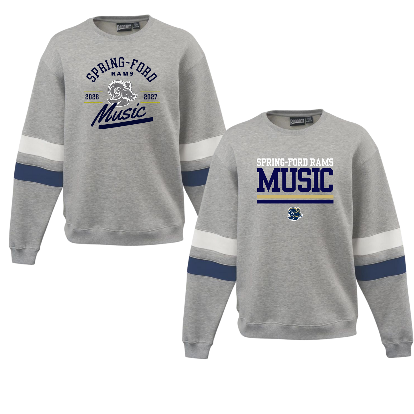 SF Music Varsity Style Crewneck