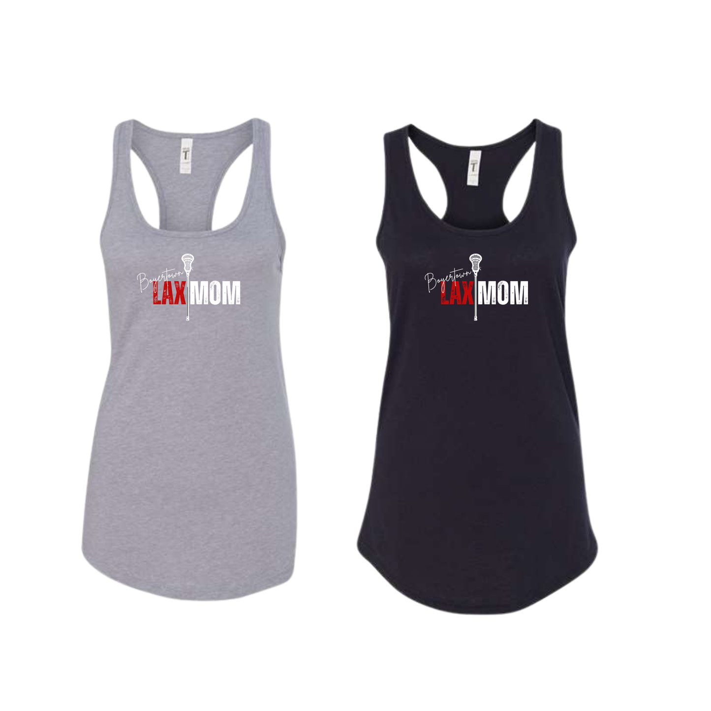 BOLT Next Level Ladies Racerback Tank LAX MOM