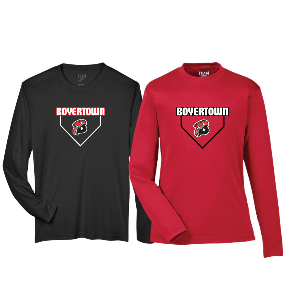 Boyertown Travel Baseball LS Performance Tee Stretch