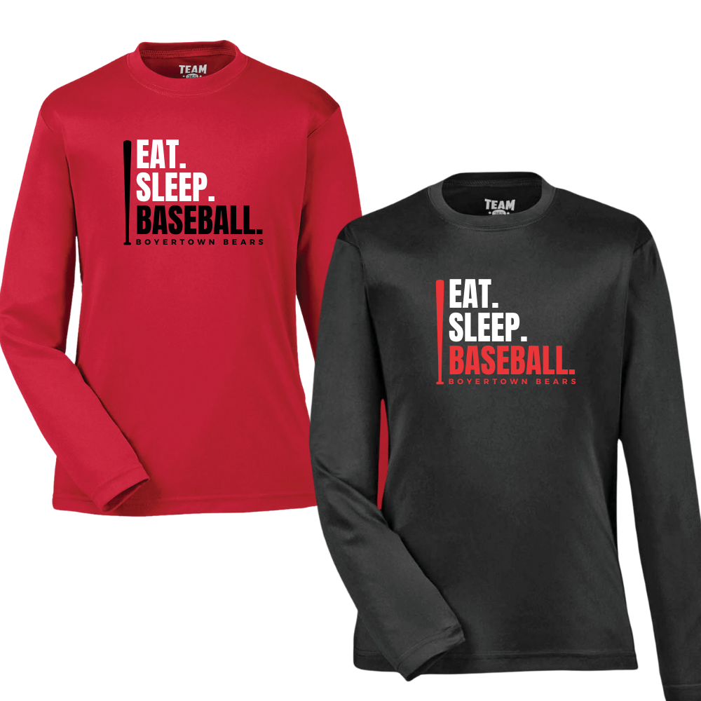 BMBL Eat Sleep Youth LS Performance Tee