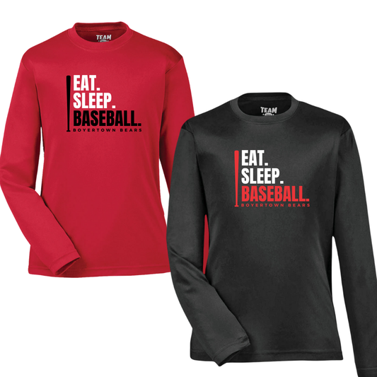 BMBL Eat Sleep Youth LS Performance Tee