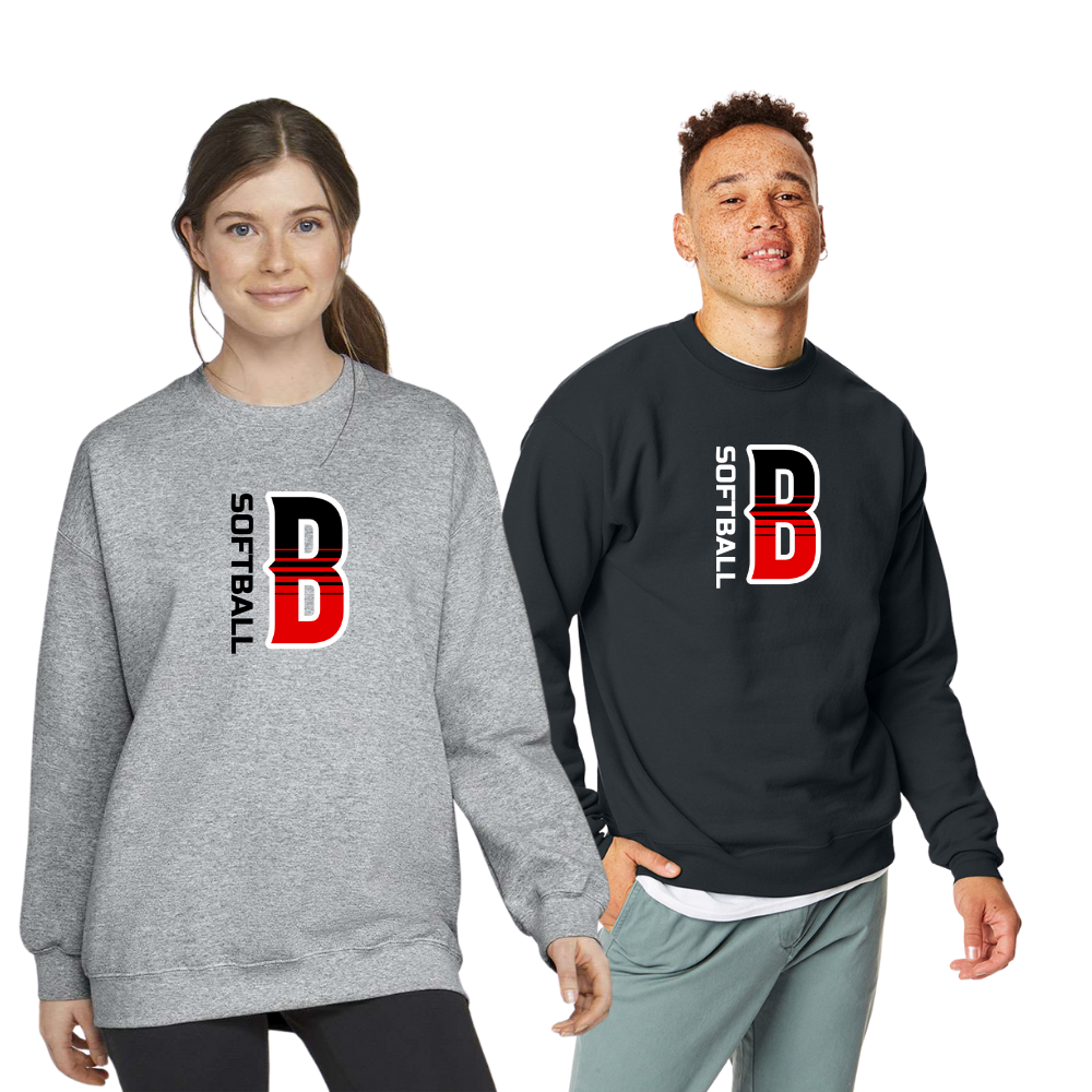 Boyertown Optimist Softball Unisex Adult Crewneck Bravo