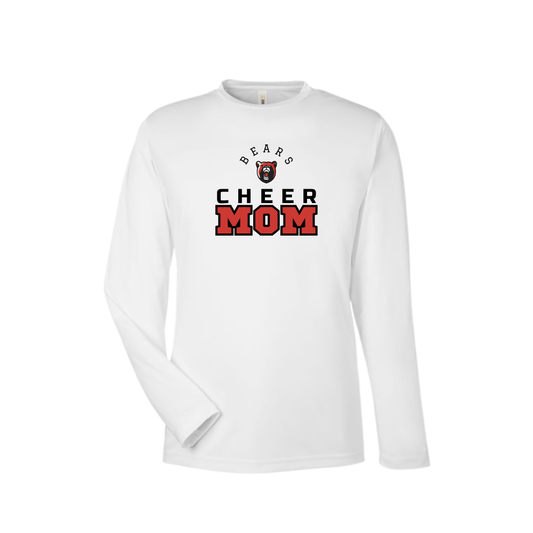 Bears Cheer Long Sleeve Performance Tee Cheer Mom