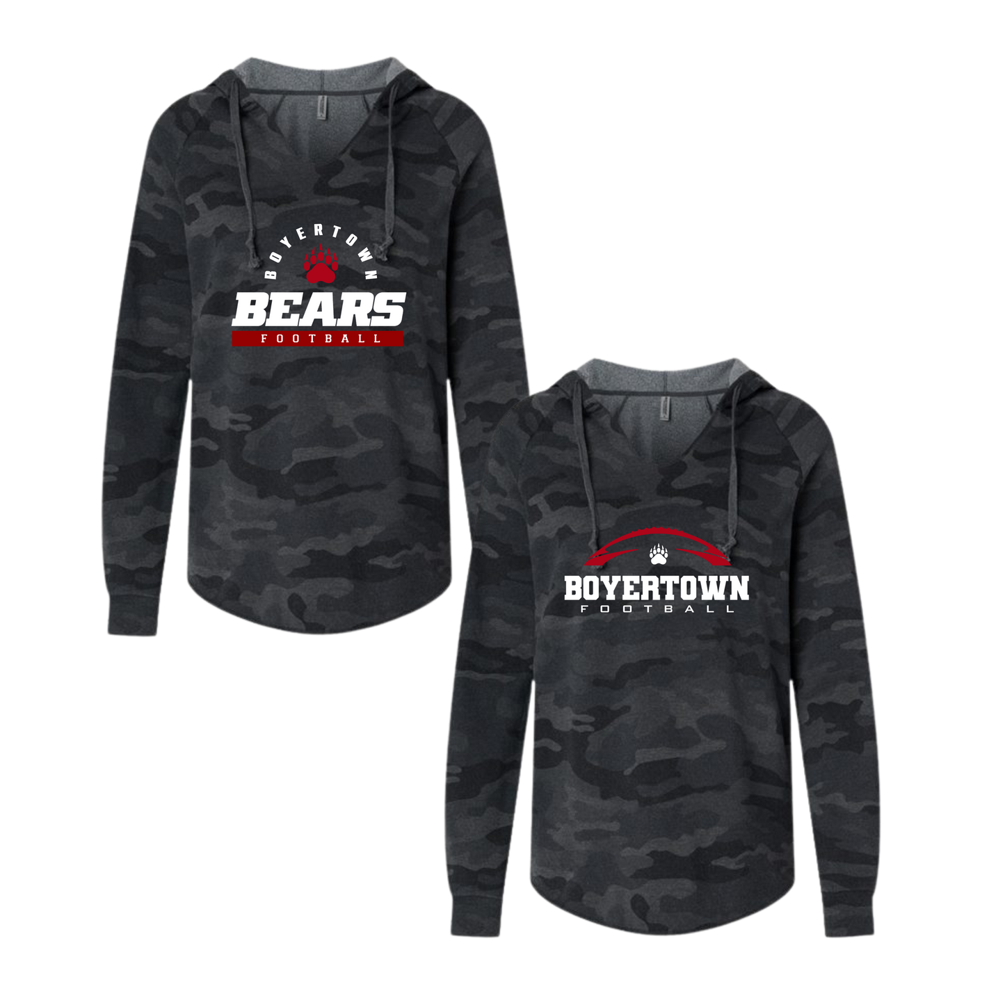 Bears Football 26 -Ghost Camo- Hoodie