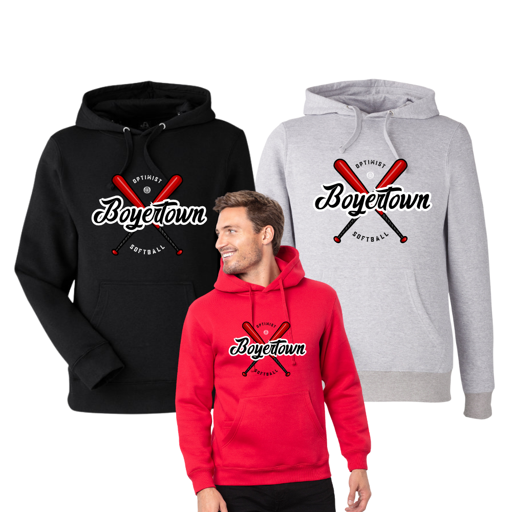 Boyertown Optimist Softball Adult & Youth Hoodie Hustle