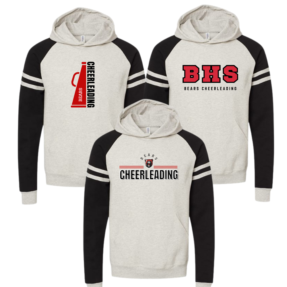 Bears Cheer Varsity Style Hoodie