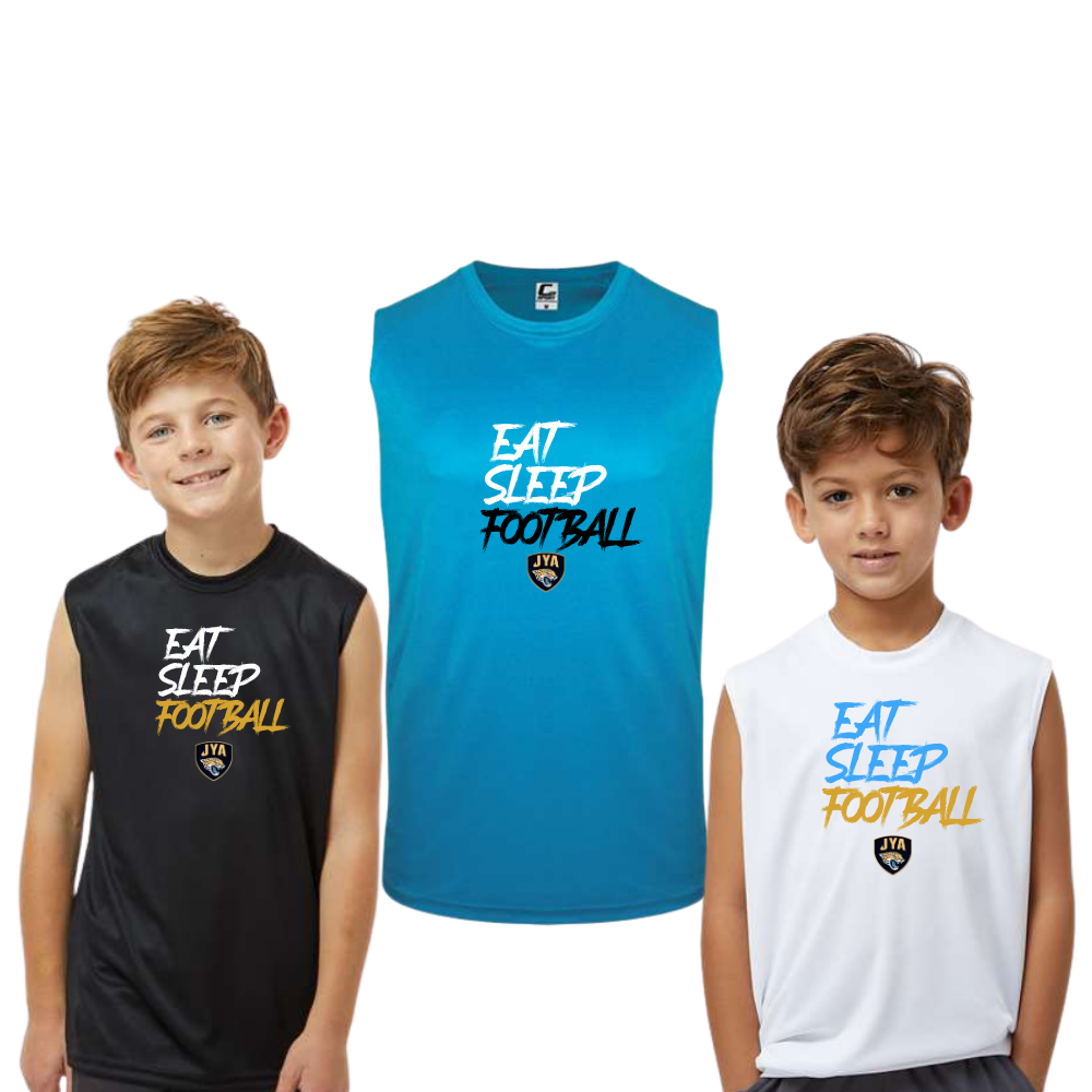 JYA Training Sleeveless Tee Youth Eat Sleep Football