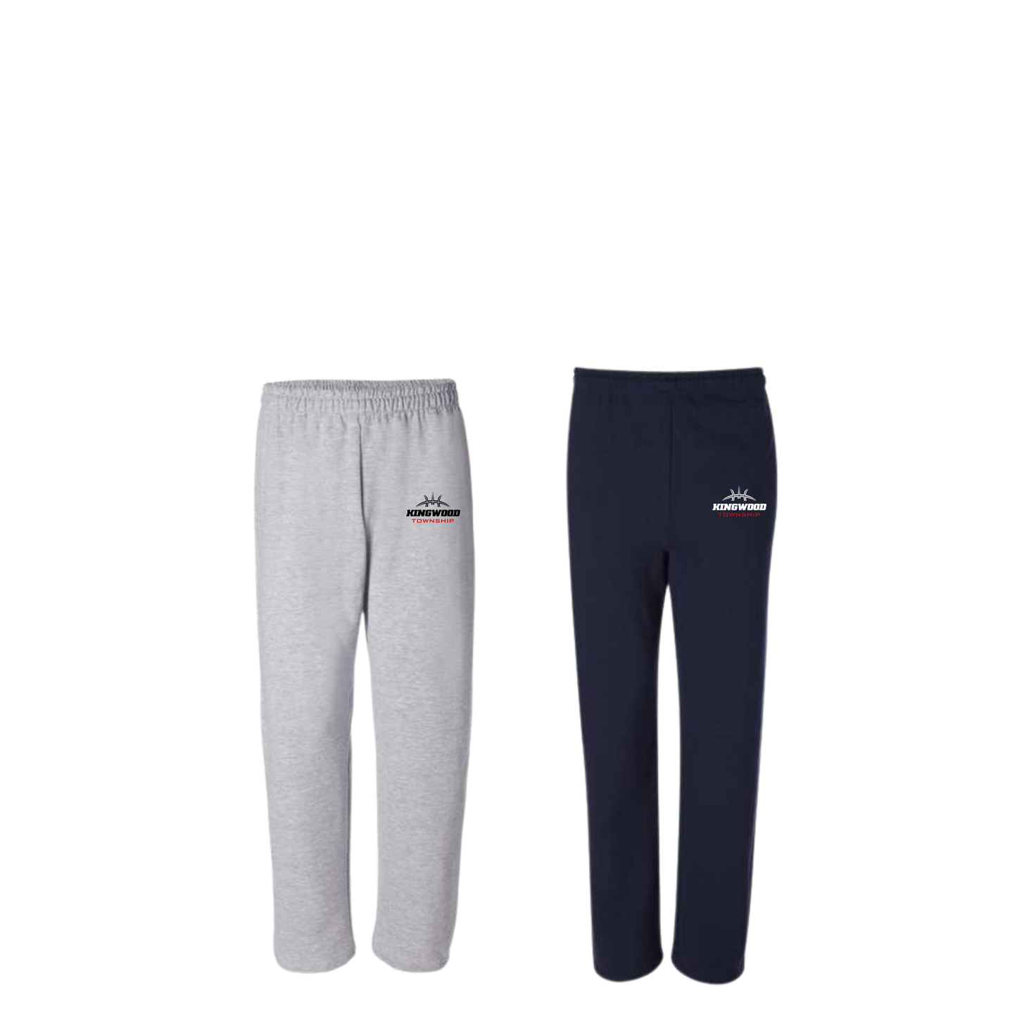 KW Township Basketball Open Bottom Sweatpants