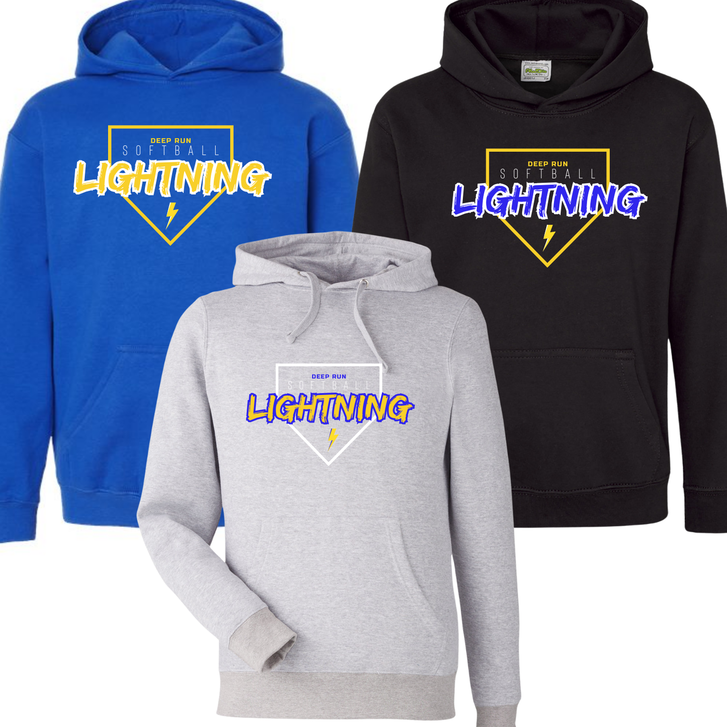 Deep Run Fleece Hoodie HP Design Youth & Adult