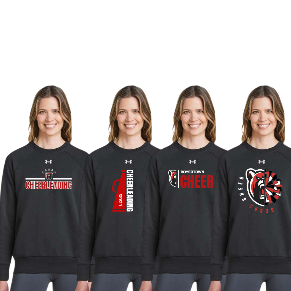Bears Cheer Under Armor Ladies Crewneck ( 4 Designs )
