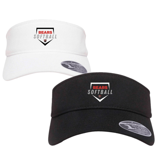 Bears Softball Flex Fit Visor