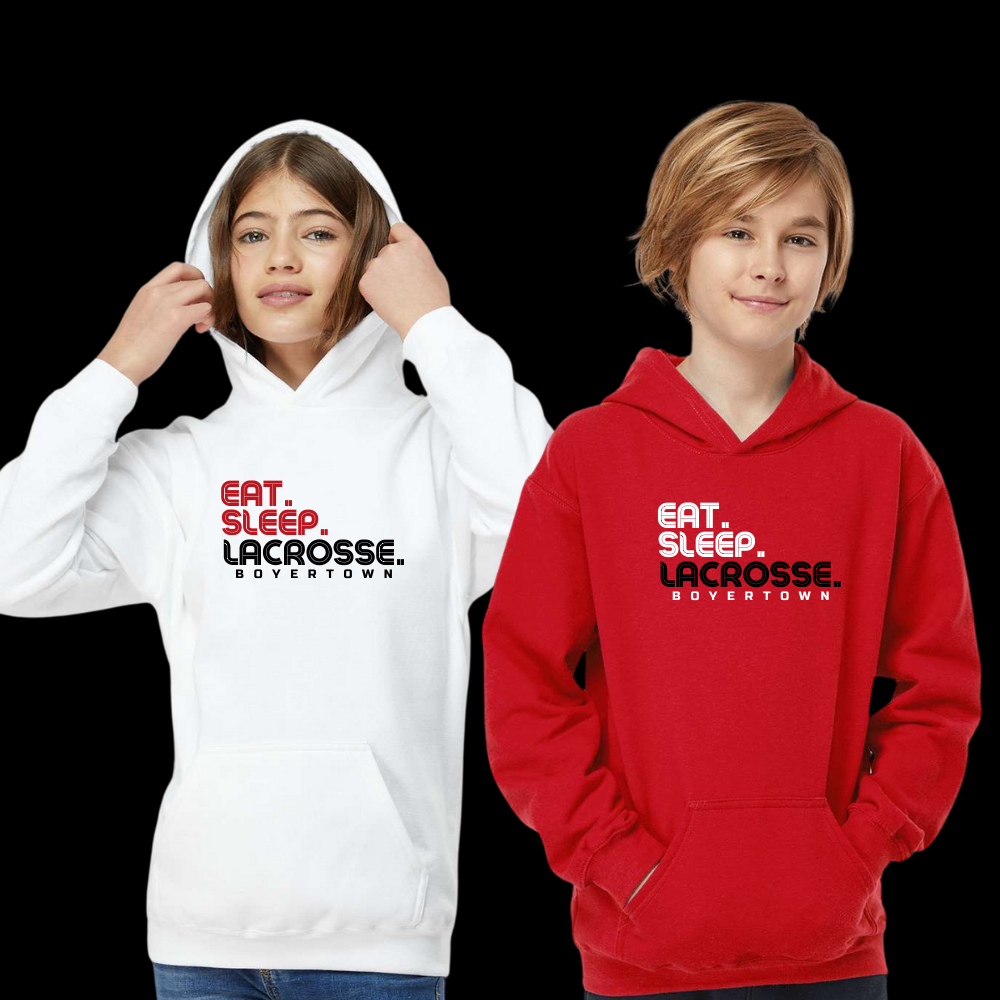 Boyertown LAX Youth Eat.Sleep. Hoodie
