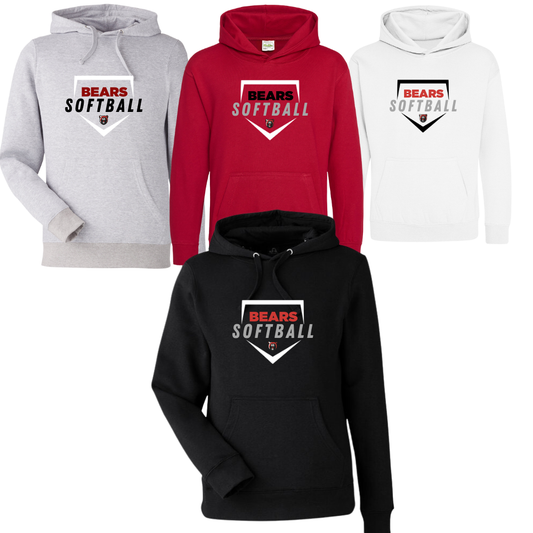 Bears Softball Foul Unisex Hoodie