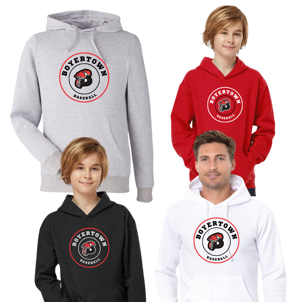 Boyertown Travel Baseball Unisex Hoodie Warning Track