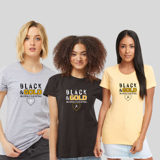 Ville Black & Gold Tee Men & Womens