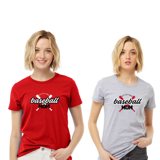 BMBL Baseball Mom Cotton Tee Ladies