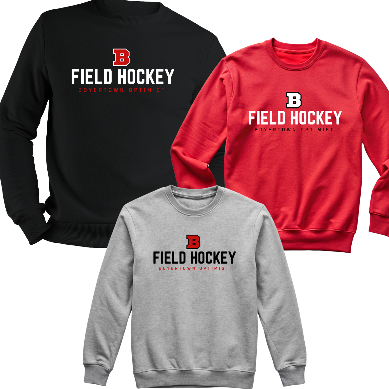 Boyertown Field Hockey Unisex Crewneck All State