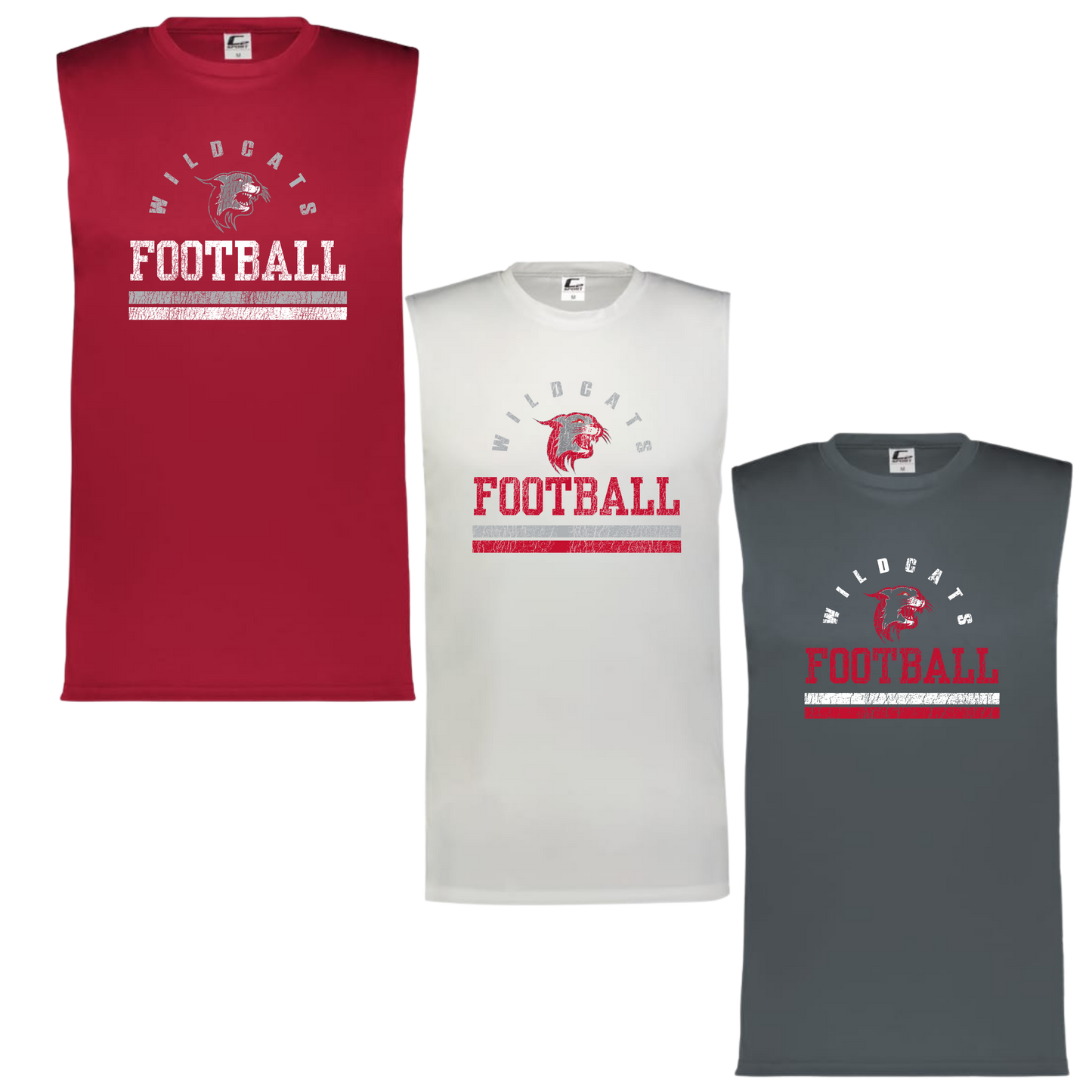 OJR Halftime Football Sleeveless Training Tee - 2 Designs Available