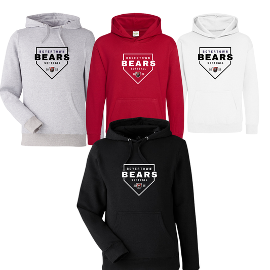 Bears Softball Varsity Unisex Hoodie