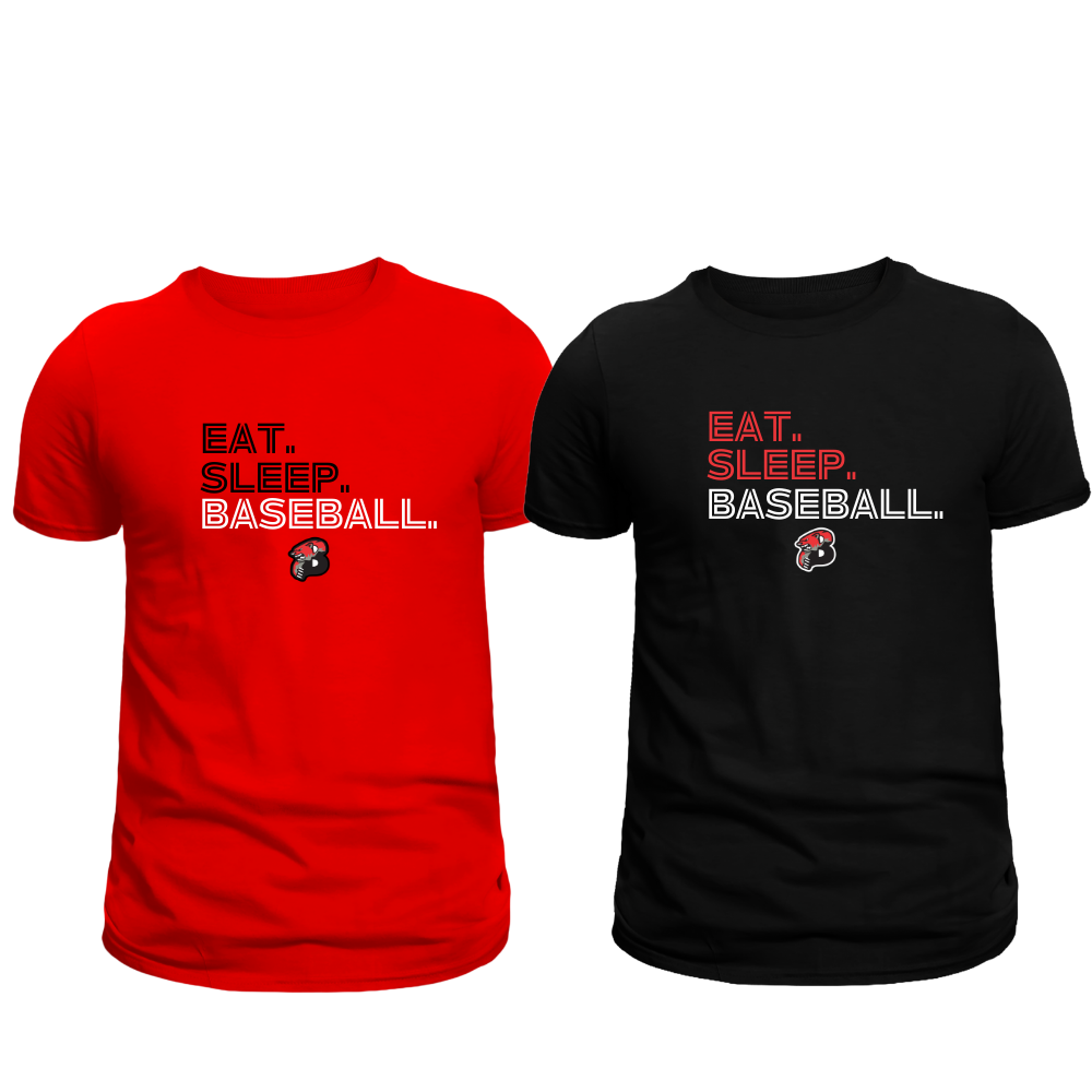 Boyertown Travel Baseball Eat Sleep Cotton Tee