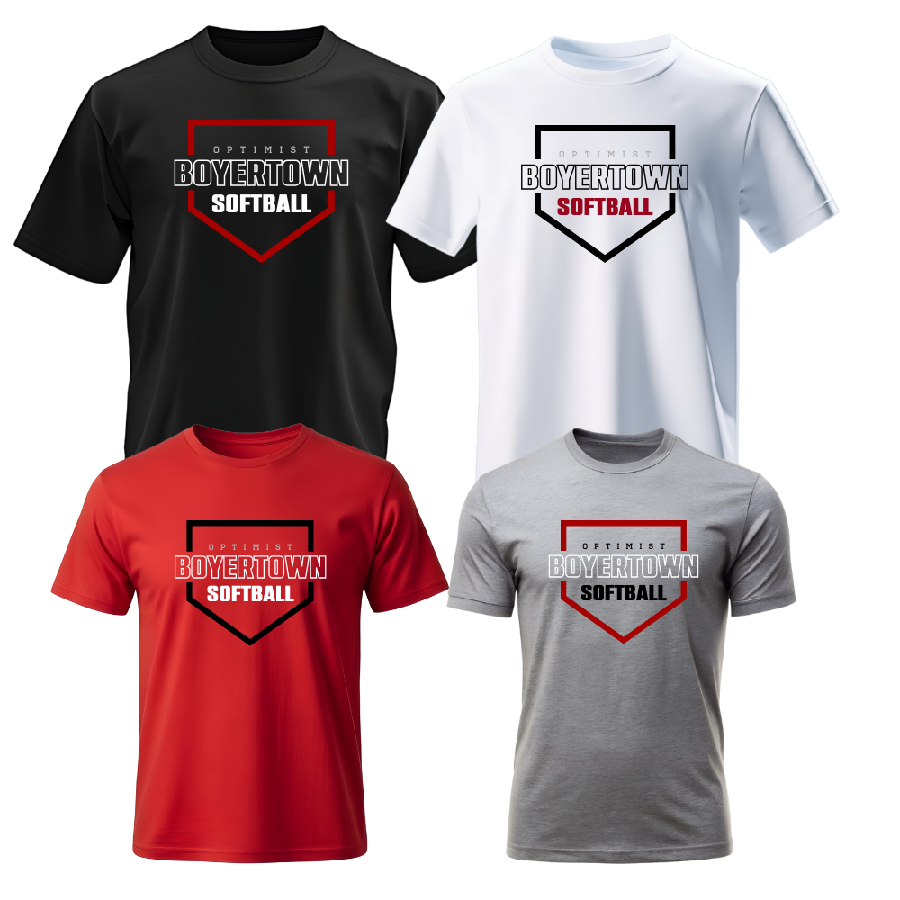 Boyertown Optimist Softball HP Unisex Tee
