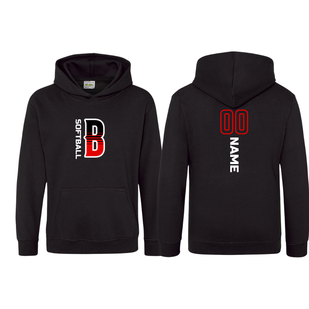 Boyertown Optimist Softball Custom Name & Number Hoodie Bravo