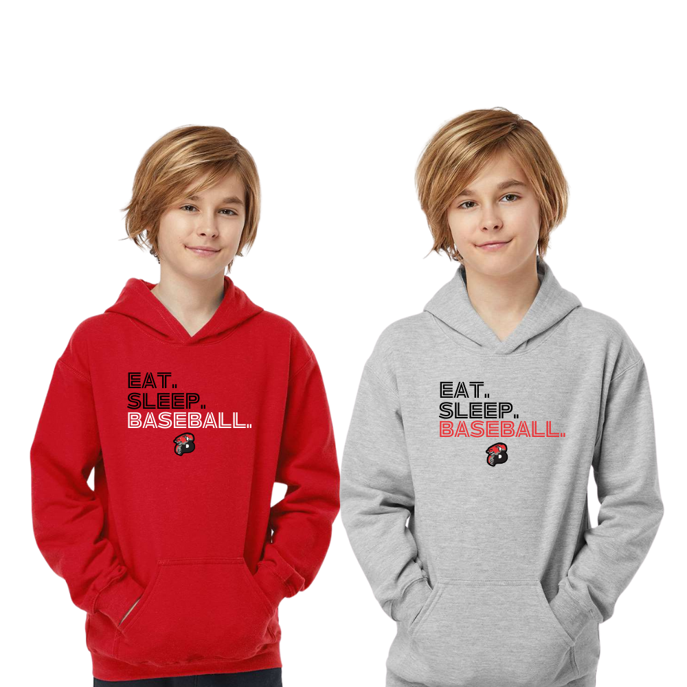Boyertown Travel Baseball Unisex Hoodie Eat Sleep