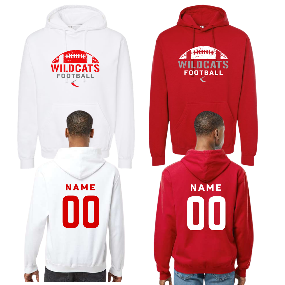 CYFO Custom Name & Number Hoodie Football