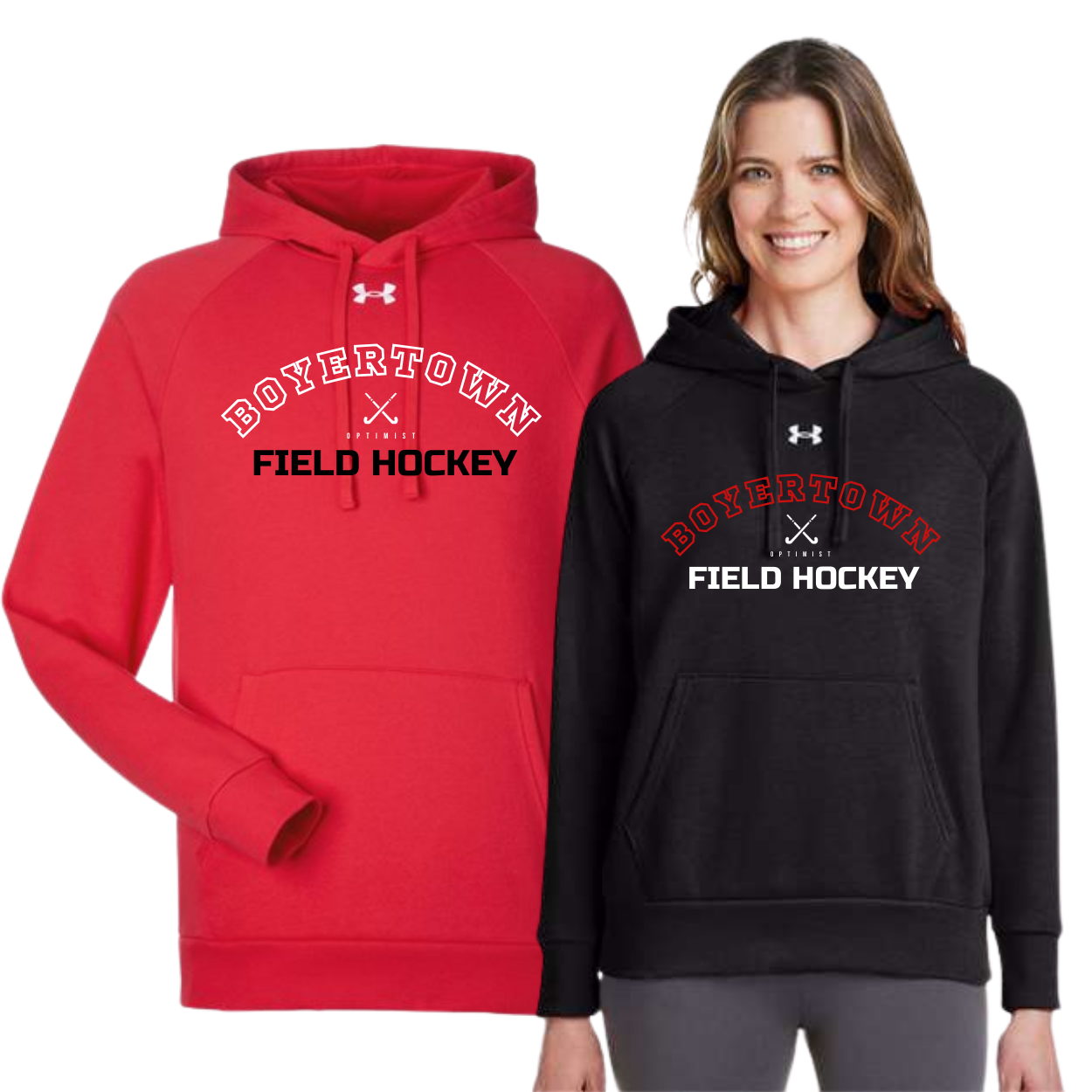 Boyertown Field Hockey Under Armor Fleece Hoodie Campus