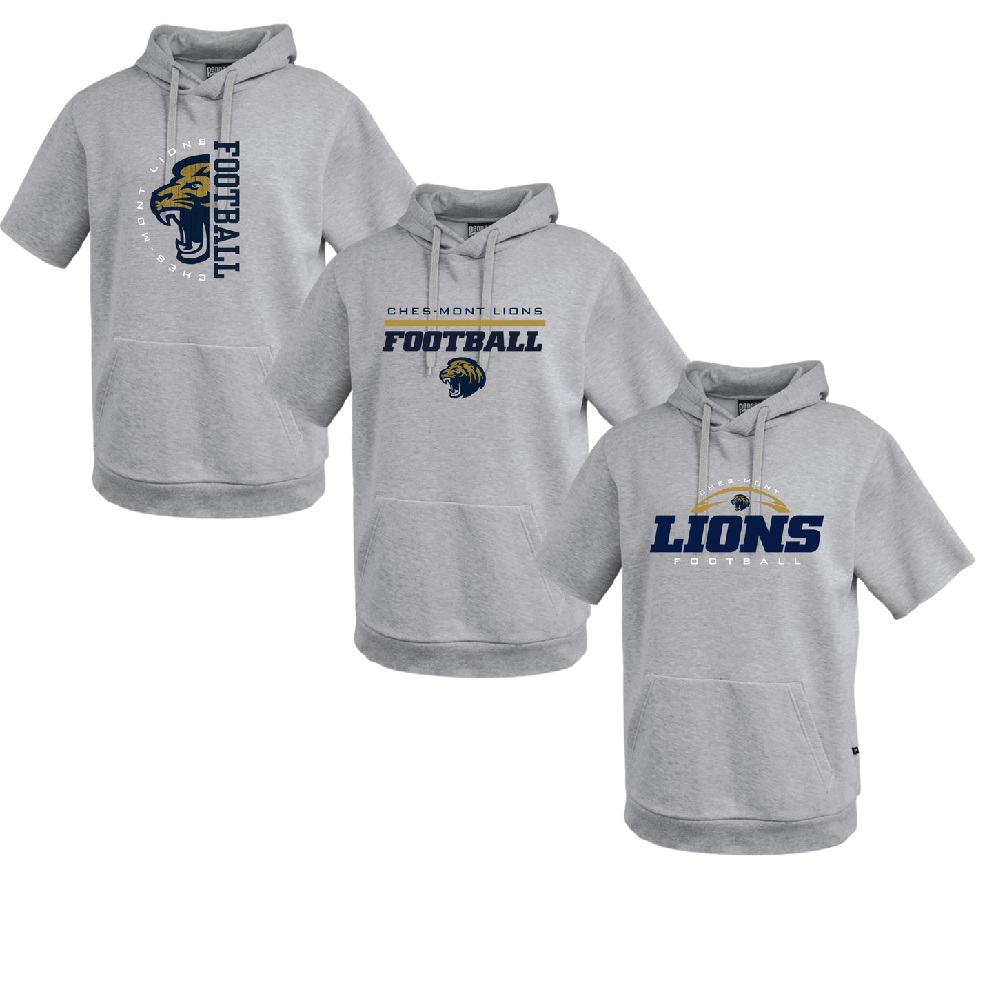 CMC Lions Short Sleeve Fleece Hoodie