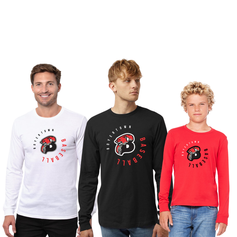 Boyertown Travel Baseball LS Cotton Tee Unisex Elevate